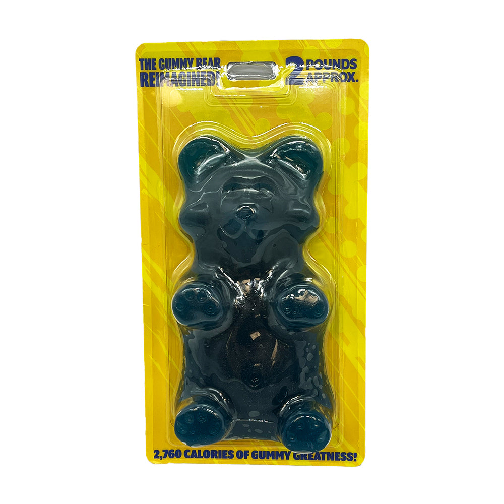 Giant Gummy Bears - 2lbs Gummy Bear Blue Raspberry - 6/2lbs