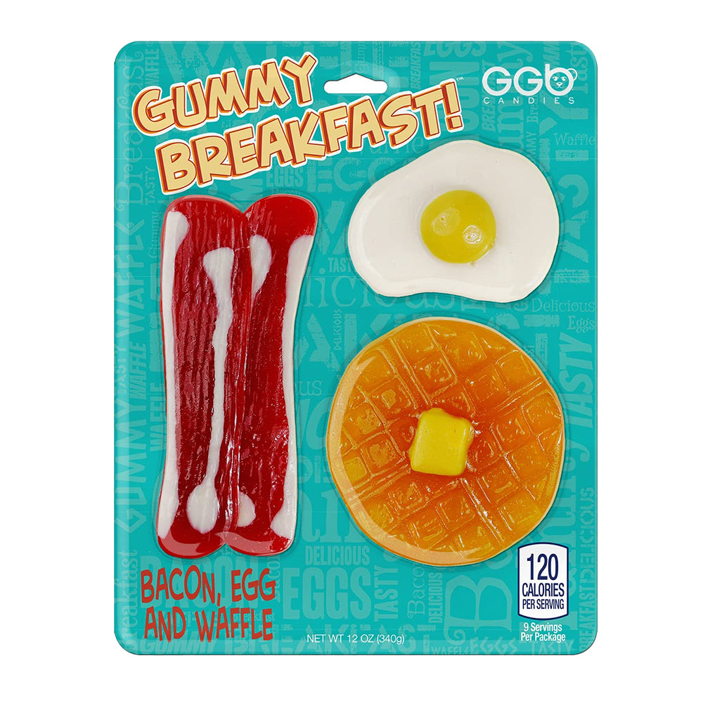 Giant Gummy Bears - Gummy Breakfast - 6/340g