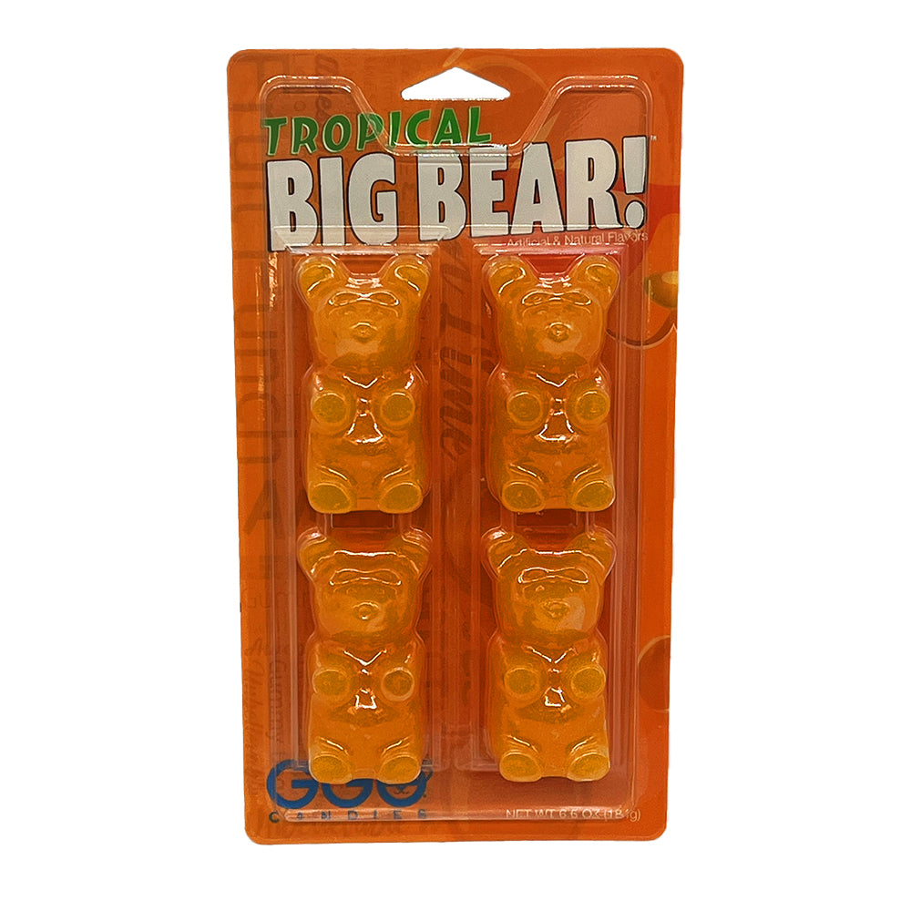 Giant Gummy Bears - Big Bears Peach Mango - 12/184g