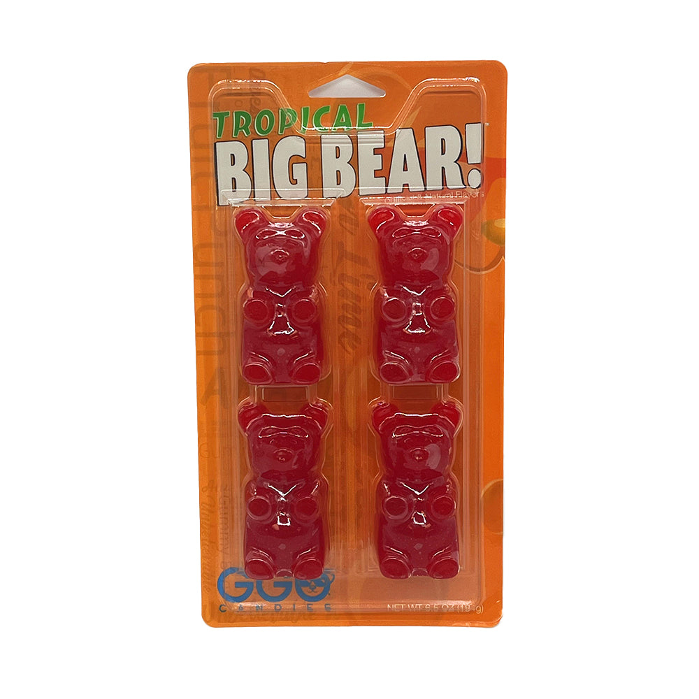 Giant Gummy Bears - Big Bears Fruit Punch - 12/184g