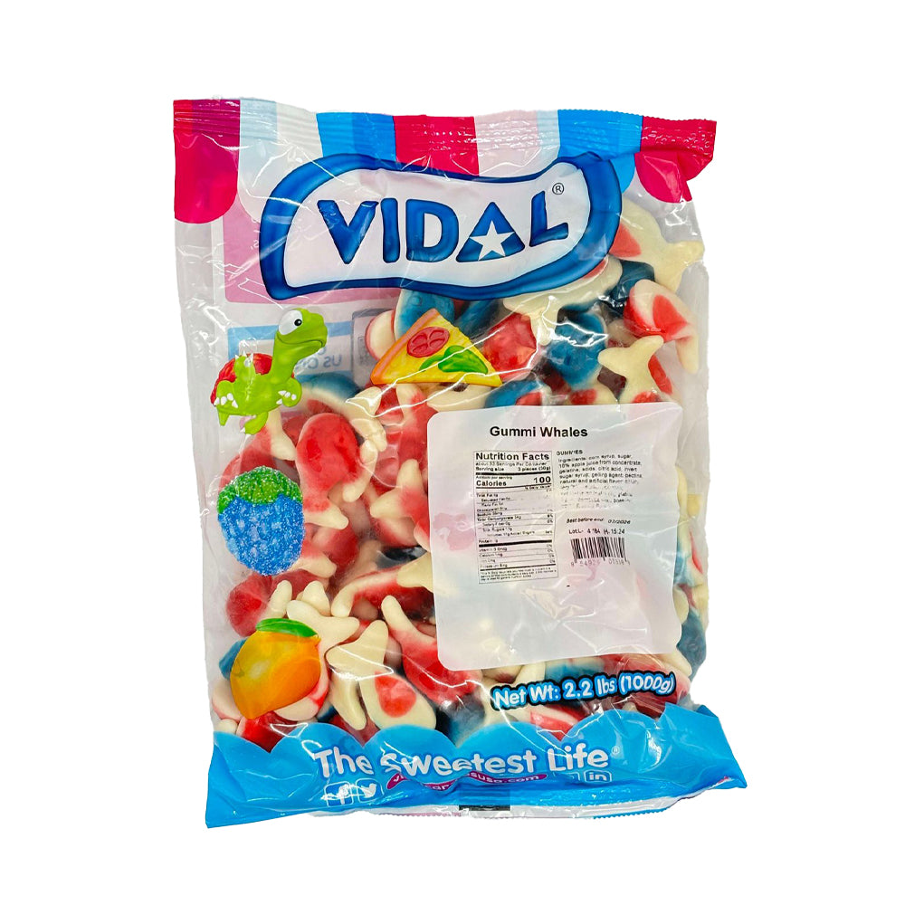 Vidal - Gummi Whales - 1/1000g