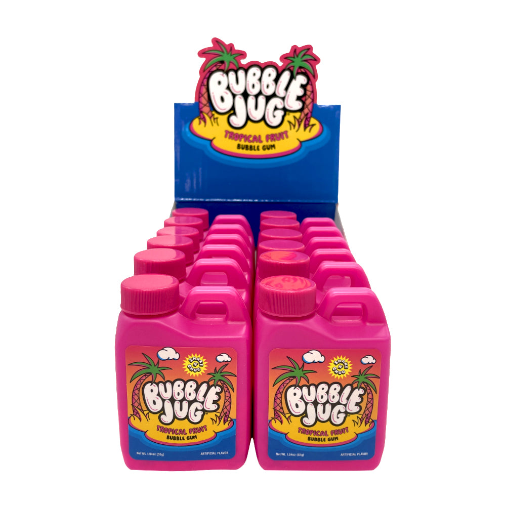 Bubble Jug - Tropical Fruit Bubble Gum - 12/55g