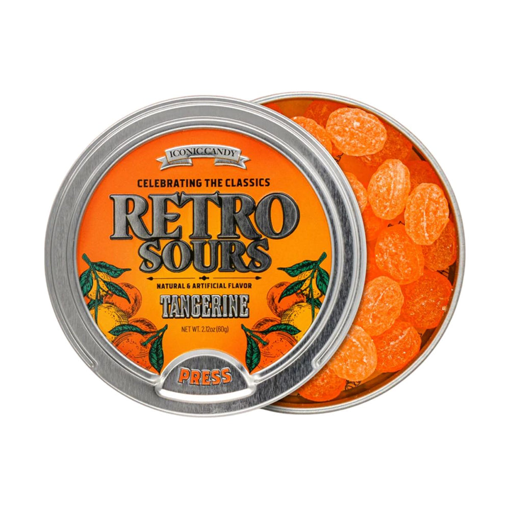 Iconic Candy - Retro Sours Tangerine - 8/60g