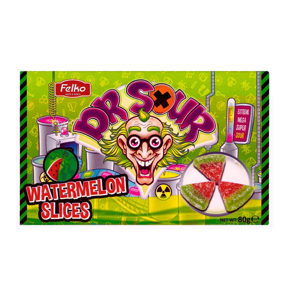 Dr. Sour - Watermelon Slice - 12/80g