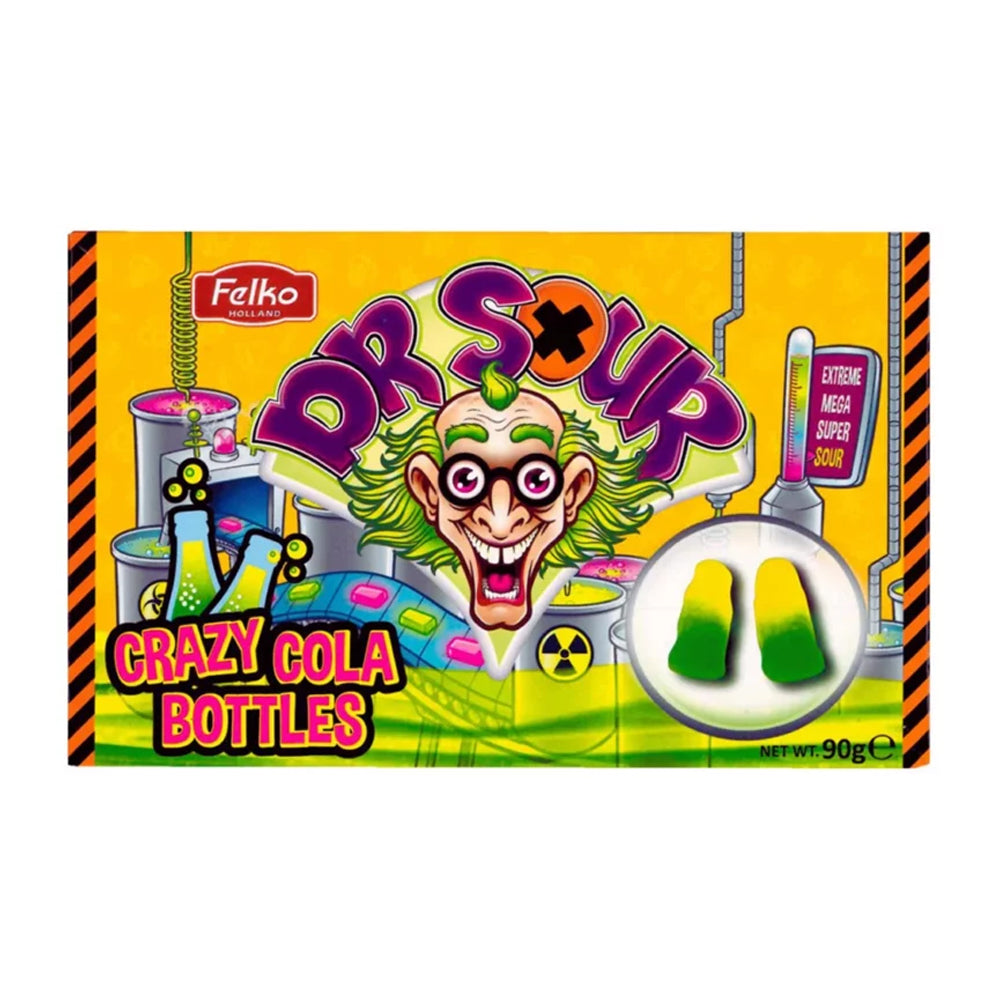 Dr. Sour - Crazy Cola Bottles - 12/90g