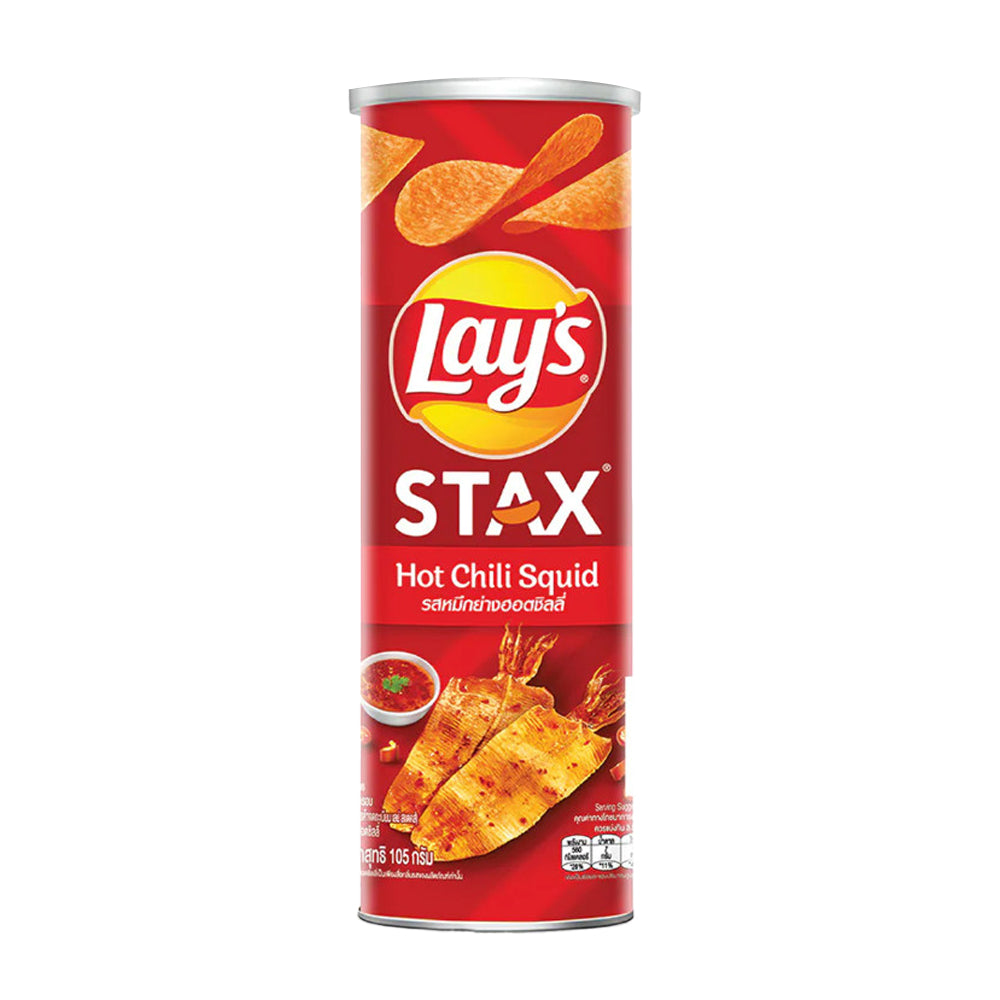 Lays - Stax Hot Chili Squid - 16/100g