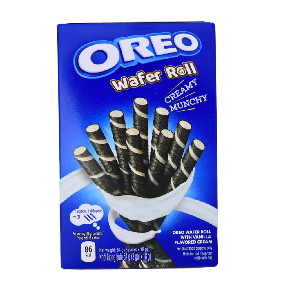 Oreo - Wafer Roll With Vanilla Cream - 20/54g