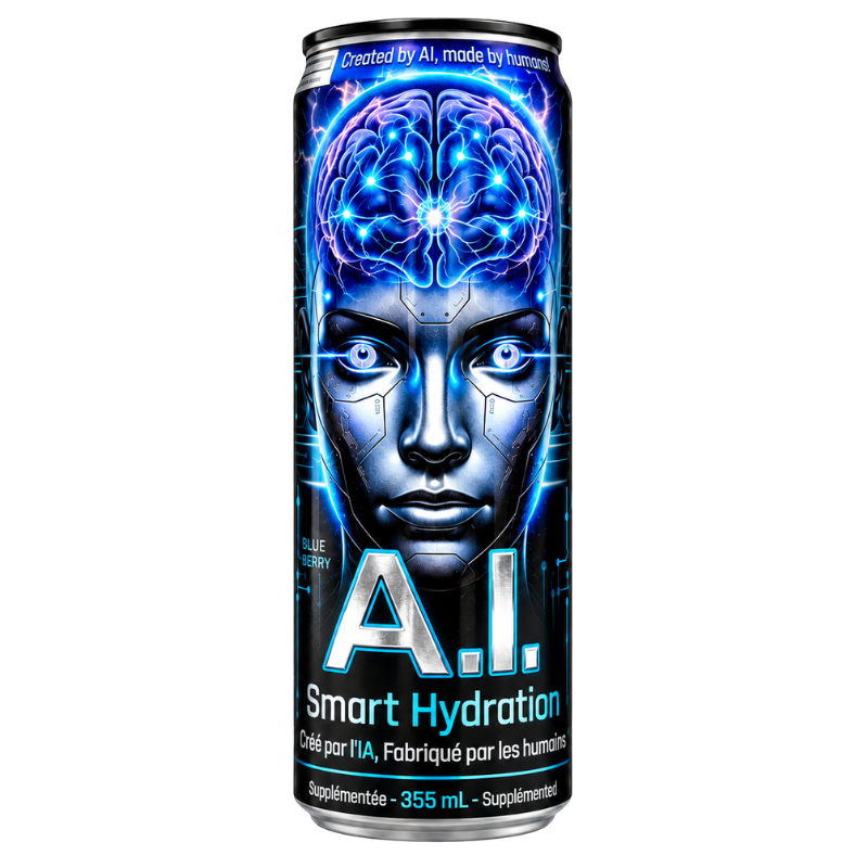 A.I. SMART HYDRATATION - FRAMBOISE BLEUE - 12/355ML
