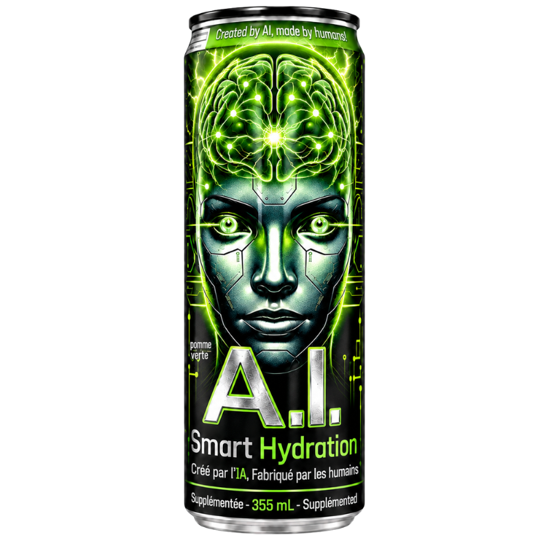 A.I. SMART HYDRATATION - POMME VERTE - 12/355ML