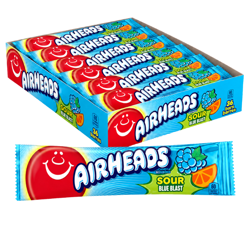 AIRHEADS - ÉCLAT DE BLEU SUR - 36/15.6G