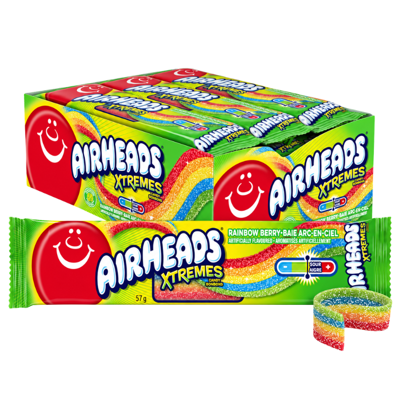 AIRHEADS - XTREME BAIE ARC-EN-CIEL - 18/57G