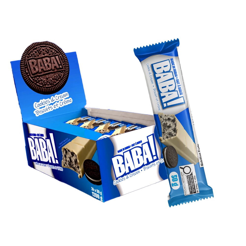 BABA! Chocolat Biscuit et Crème - 24/50g