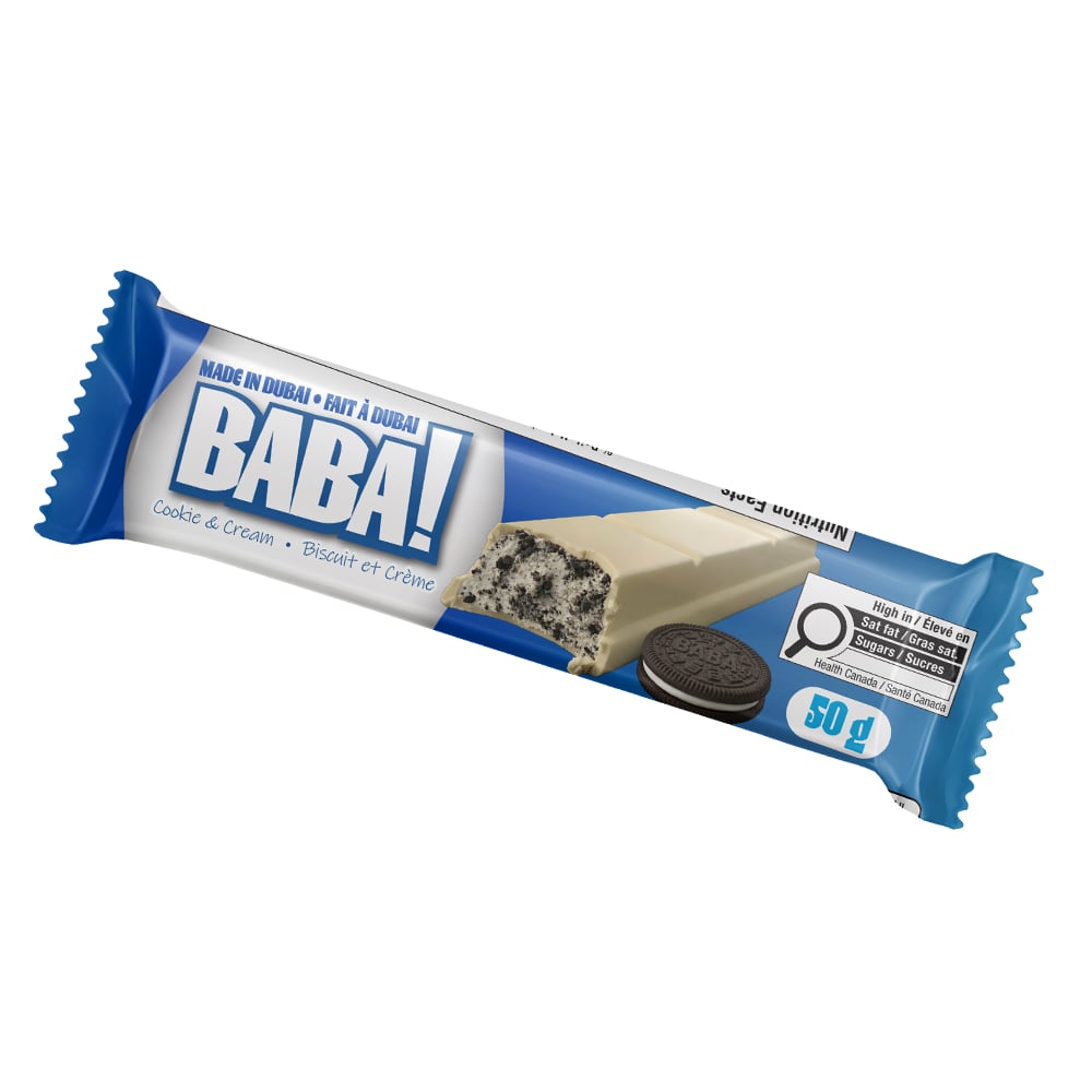BABA! Chocolat Biscuit et Crème - 24/50g