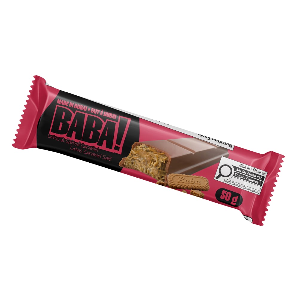 BABA! Chocolat Lotus Caramel Salé - 24/50g