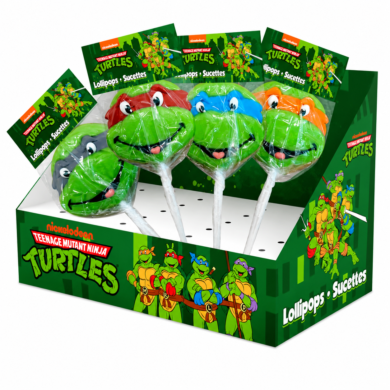 BUBBLEGUM KIDS - SUCETTE NINJA TURTLE - 20/35G