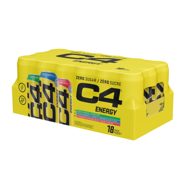 C4 - PACK VARIÉTÉ BOISSONS ÉNERGISANTES 18/473 ML