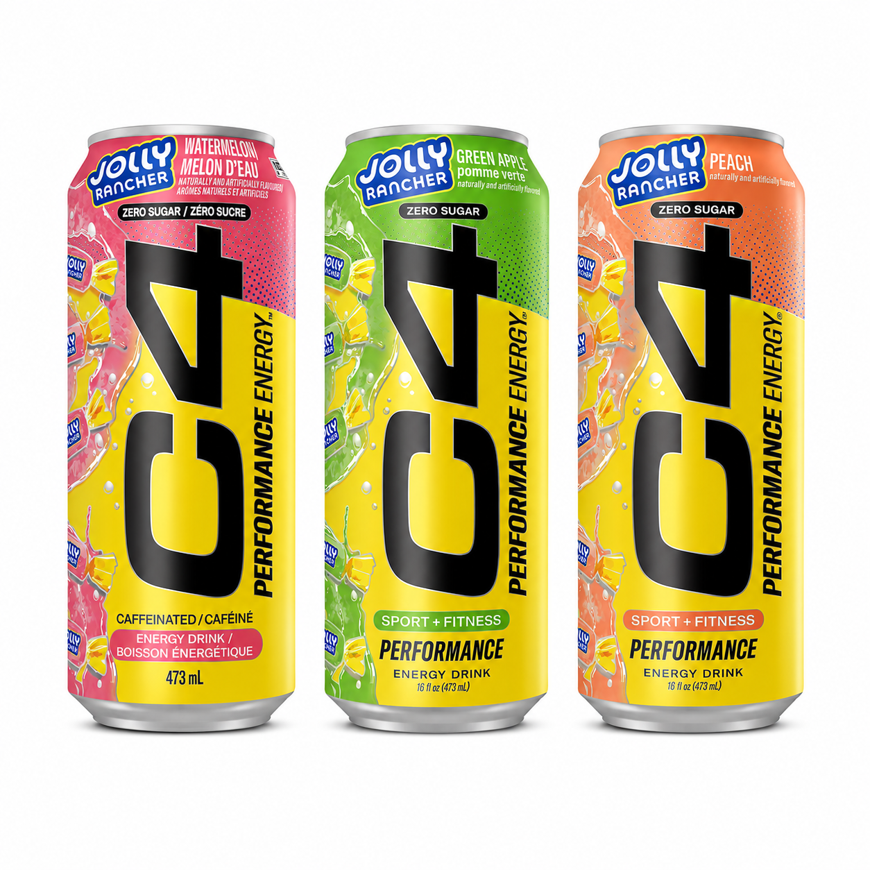 C4 - JOLLY RANCHER BOISSONS ÉNERGISANTES - 18/473 ML