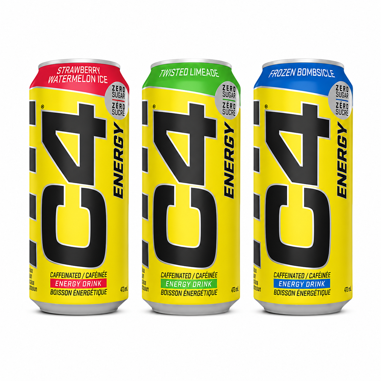 C4 - PACK VARIÉTÉ BOISSONS ÉNERGISANTES 18/473 ML