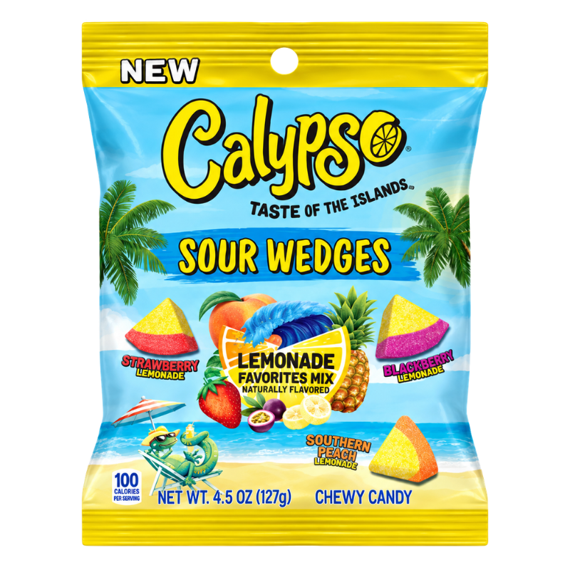 CALYPSO - SOUR WEDGES LEMONADE FAVORITES MIX - 12/127G