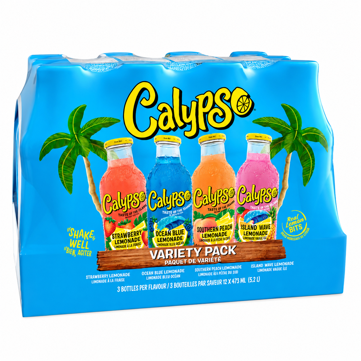CALYPSO - VARIÉTÉ DE LIMONADE - 12/473ML