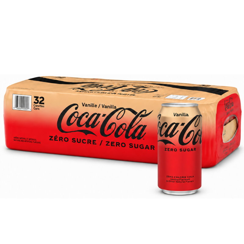 COCA-COLA - VANILLE ZERO SUCRE - 32/355ML