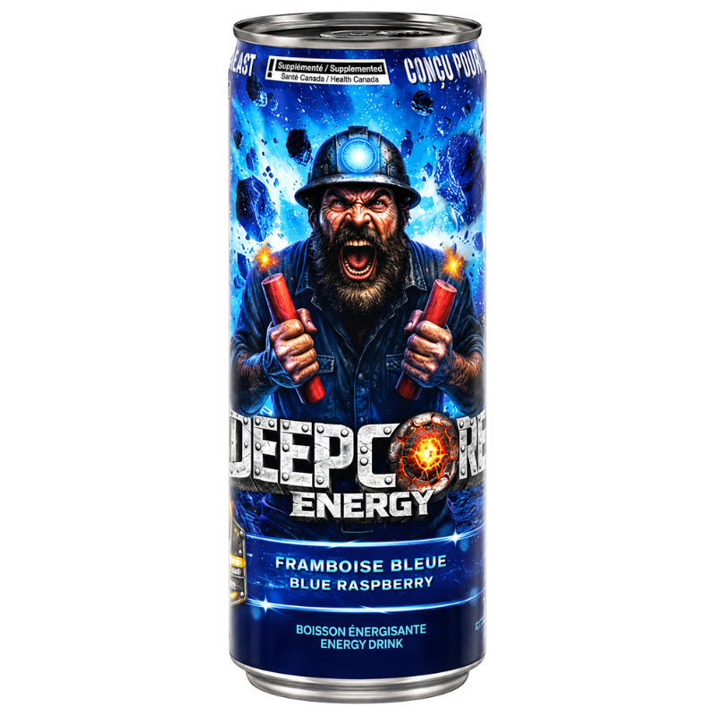 DEEPCORE ENERGY - FRAMBOISE BLEUE - 12/473ML