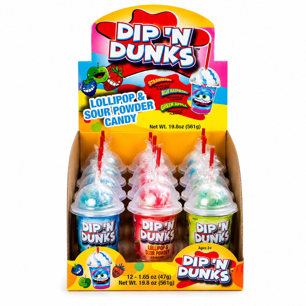 DIP'N DUNKS - SUÇON EN POUDRE SURETTE - 12/47G