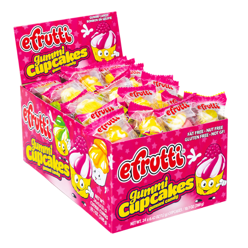 EFRUTTI - GUMMI CUPCAKES - 60/8G