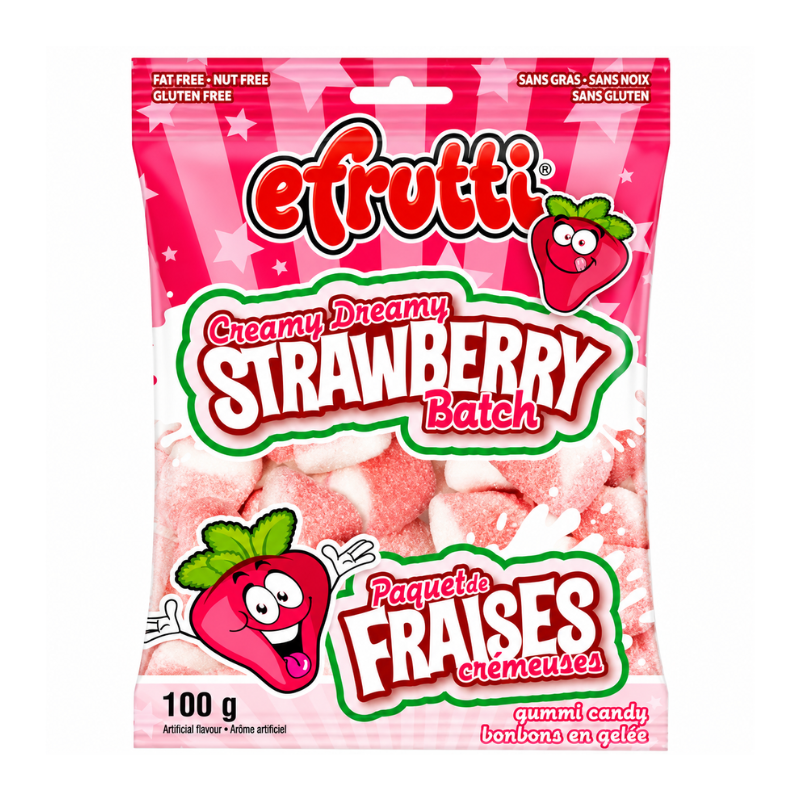 eFrutti - Fraises Crémeuses - 12/100g