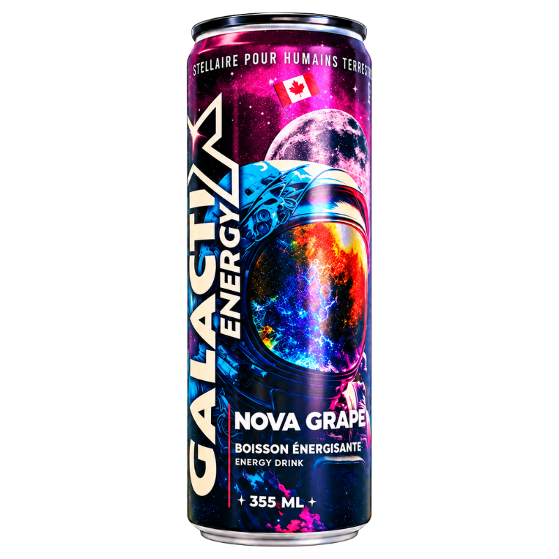 GALACTIX ENERGY - NOVA GRAPE - 12/355ML