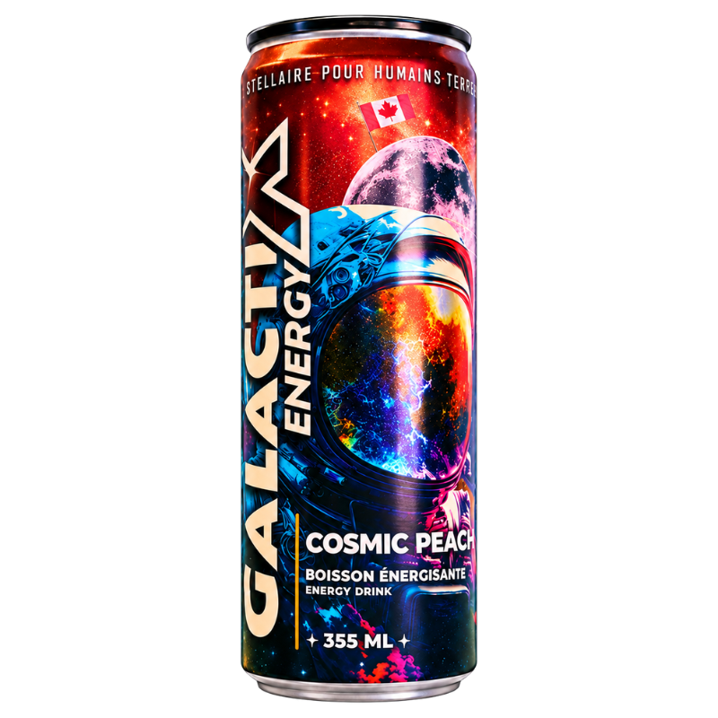 GALACTIX ENERGY - PÊCHE COSMIQUE - 12/355ML