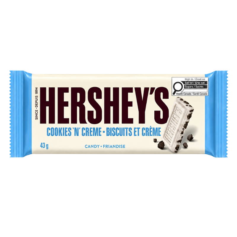 HERSHEY'S - CHOCOLAT BISCUITS ET CRÈME - 36/43G