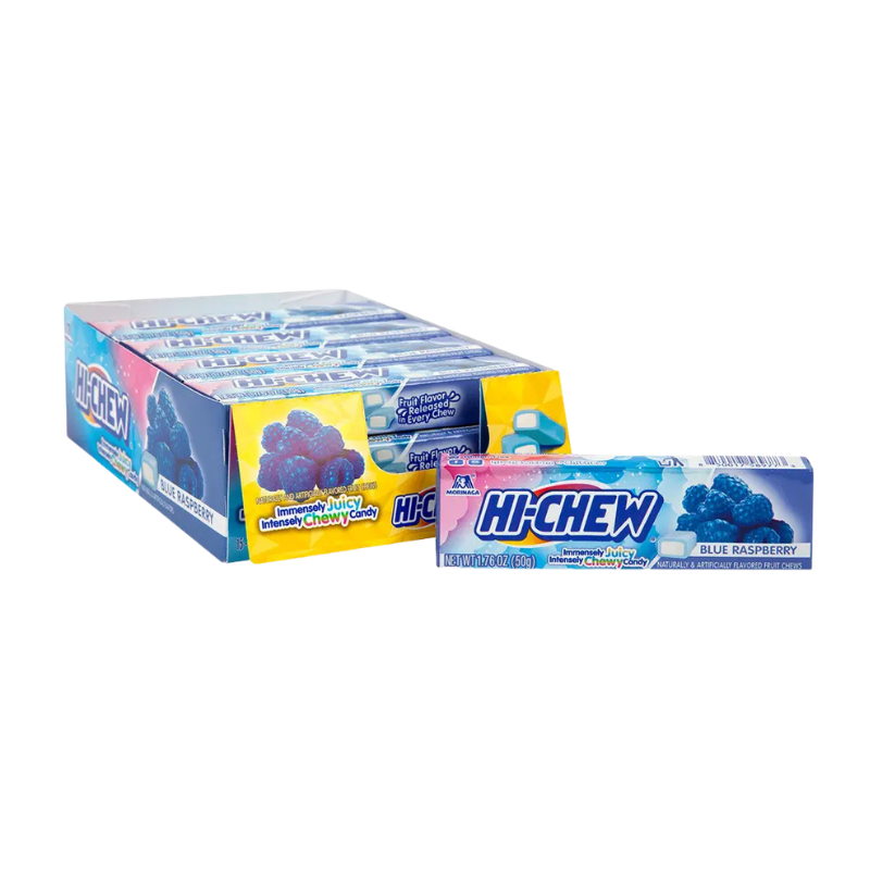HI-CHEW - FRUIT CHEW BLUE RASPBERRY -15/50G