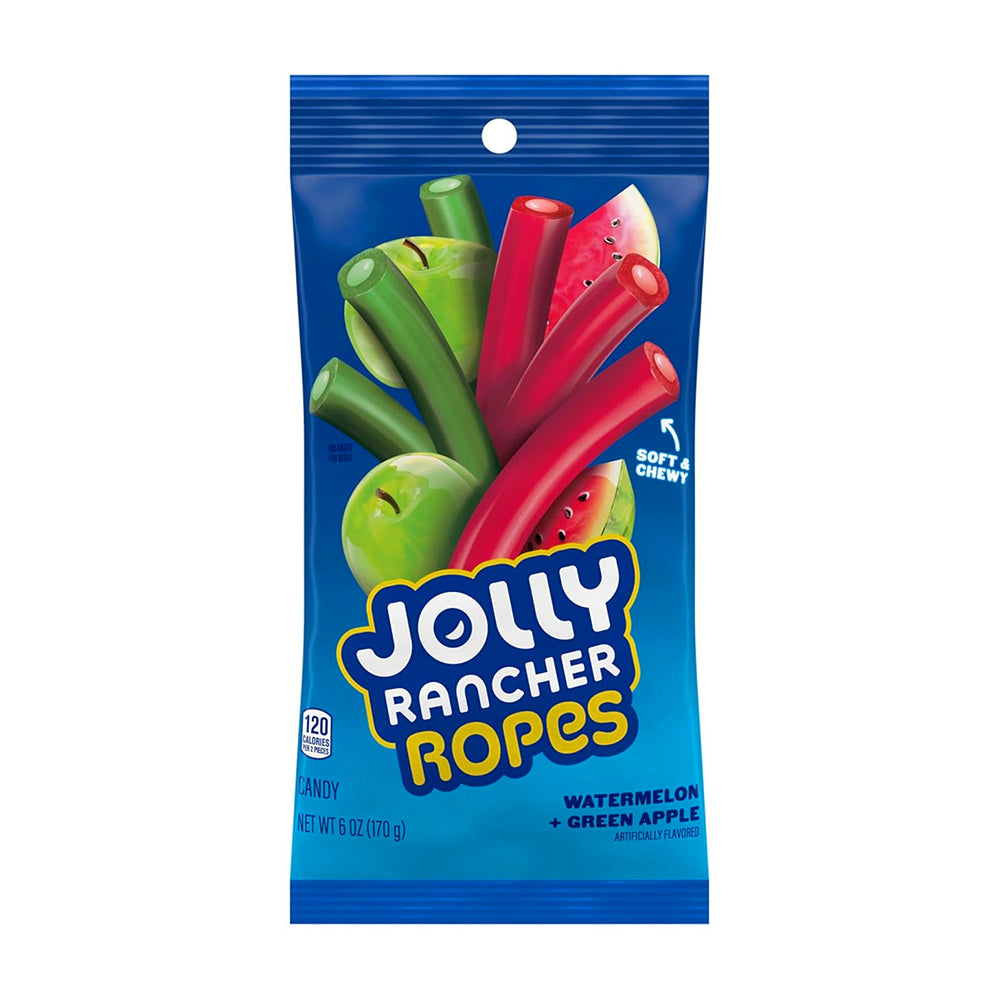 Jolly Rancher - Watermelon & Green Apple Ropes - 12/170g