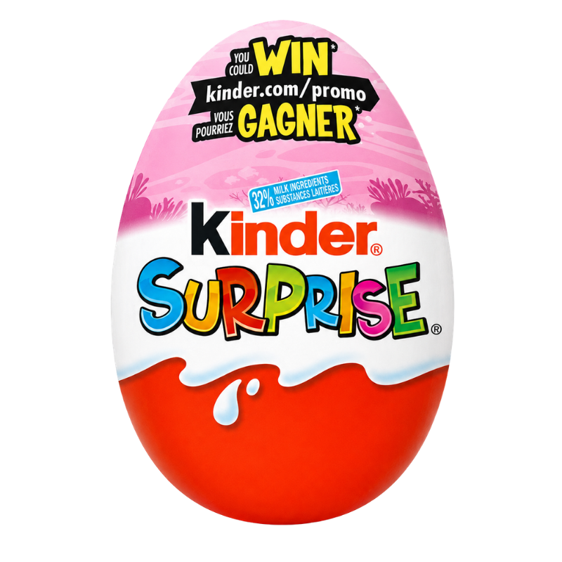 KINDER SURPRISE - OEUFS ROSES - 24/20G
