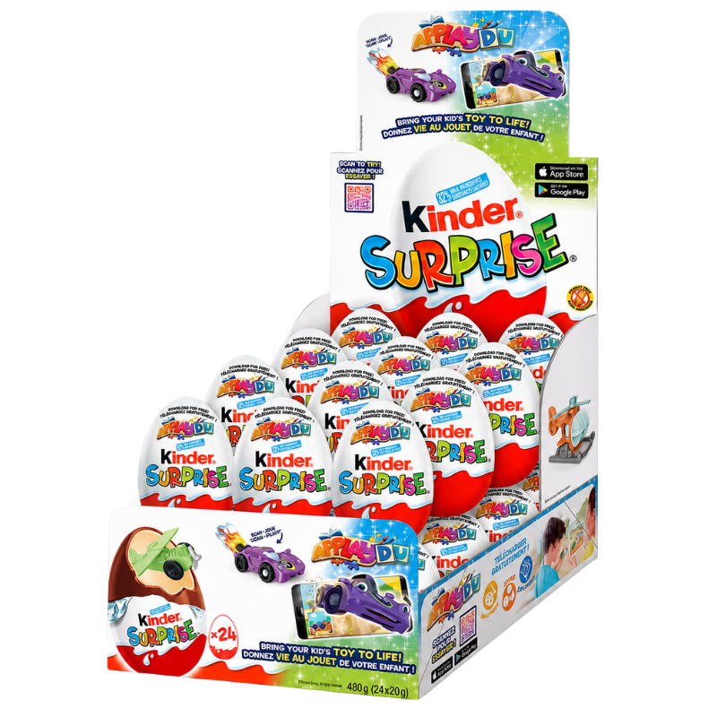 KINDER SURPRISE - OEUFS AU CHOCOLAT - 24/20G