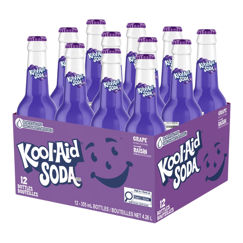 KOOL-AID - SODA RAISIN - 12/355ML