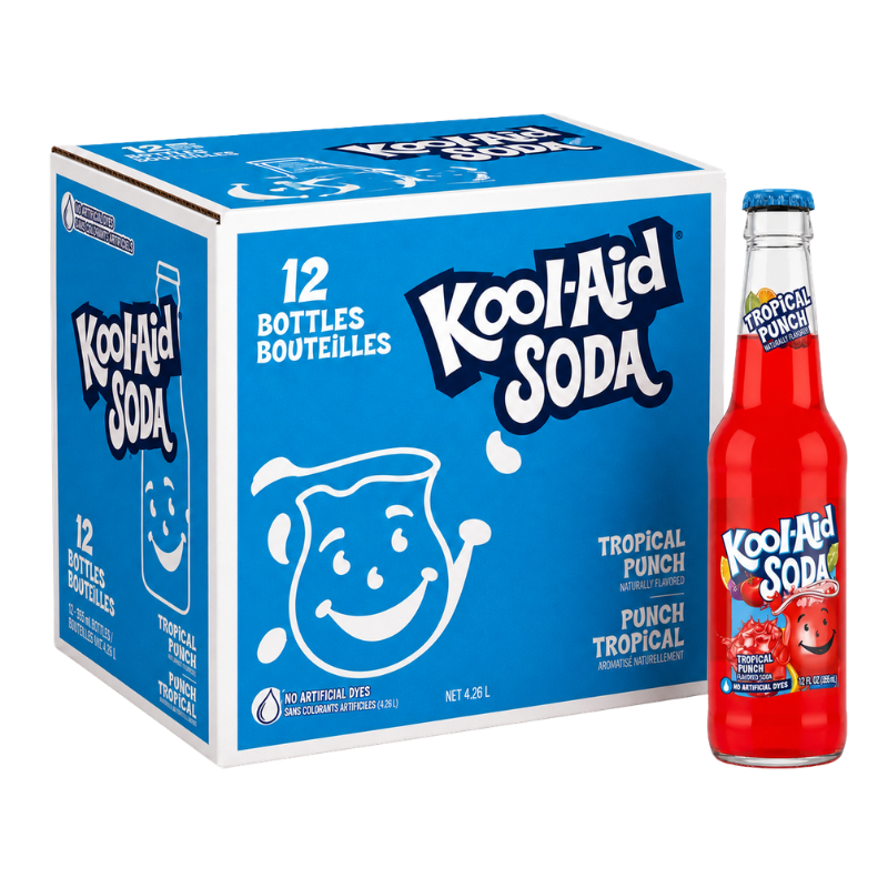KOOL-AID - TROPICAL PUNCH - 12/355ML