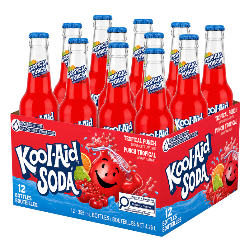KOOL-AID - TROPICAL PUNCH - 12/355ML