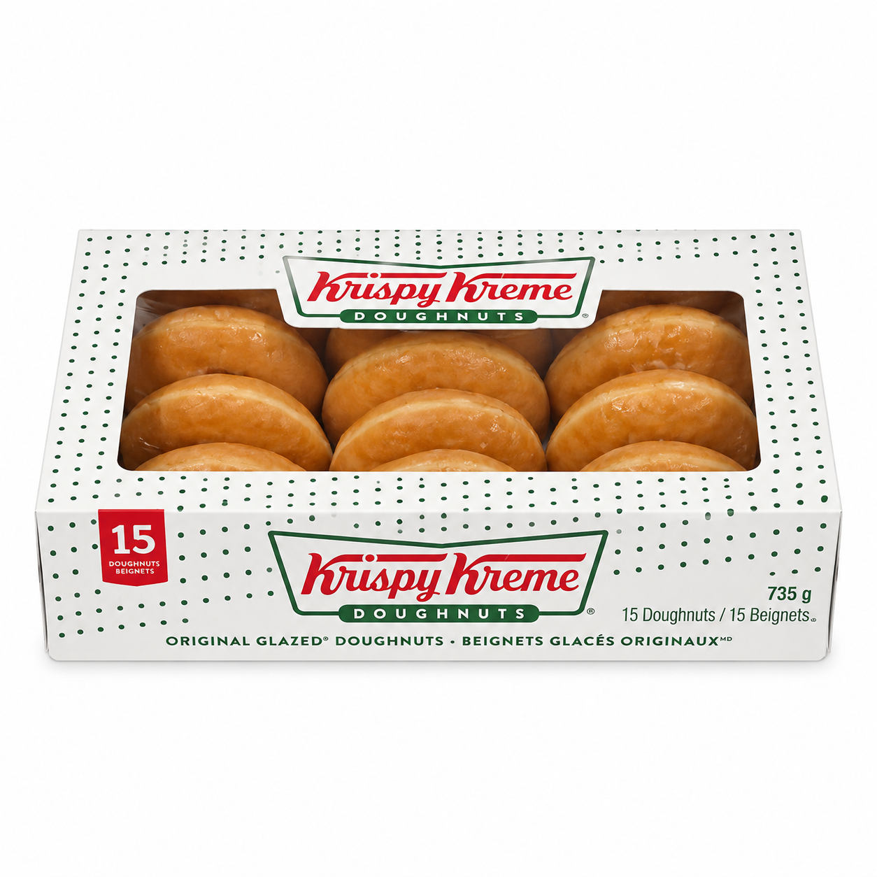 KRISPY KREME - BEIGNES GLACÉS ORIGINAUX - 15/49G