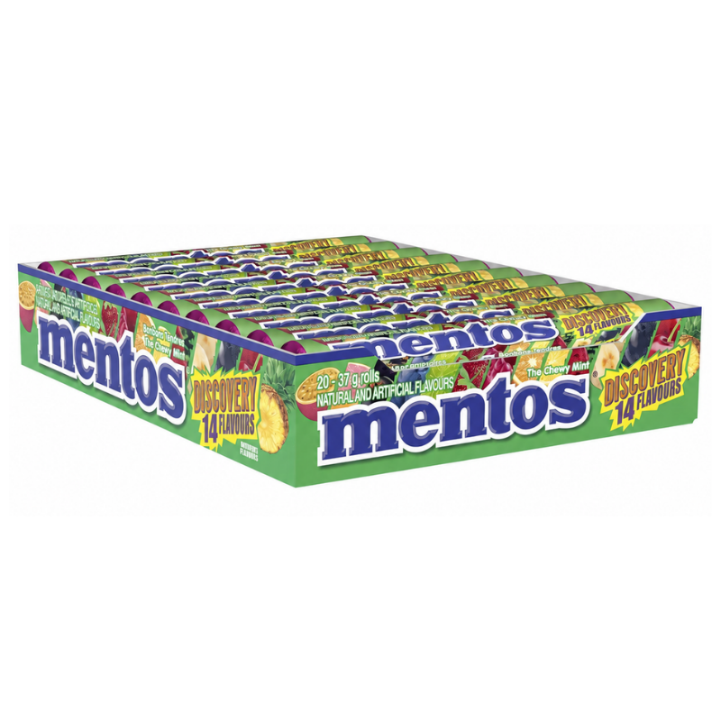 MENTOS - DÉCOUVERTE 14 SAVEURS - 20/37G