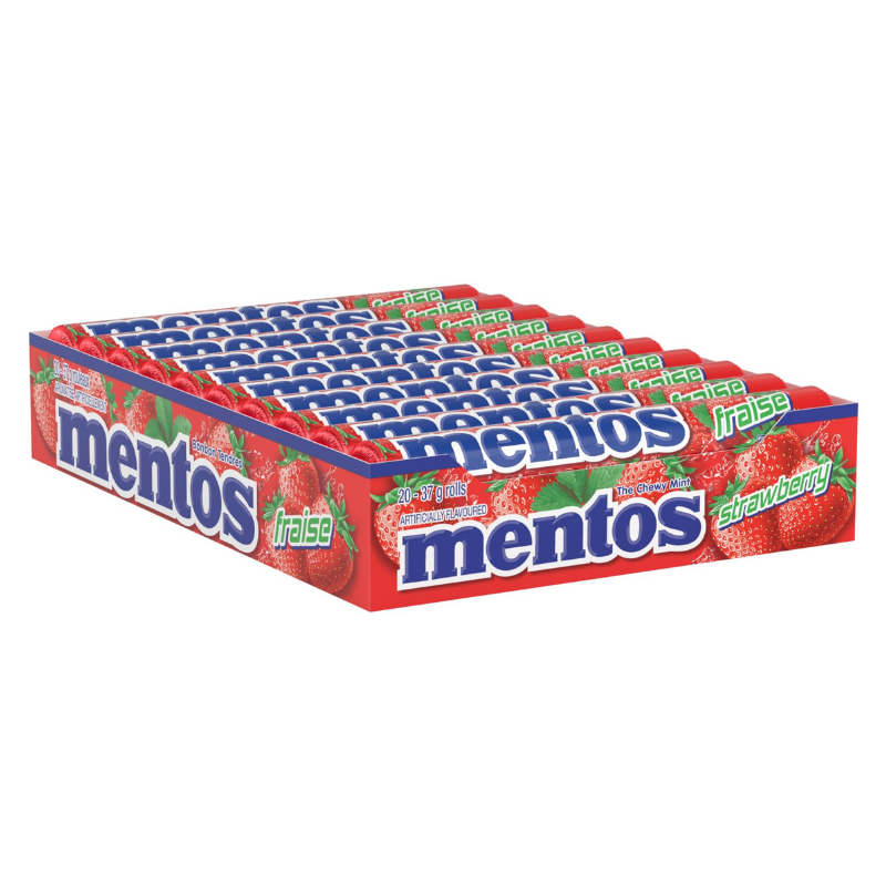 MENTOS - FRAISES - 20/37G