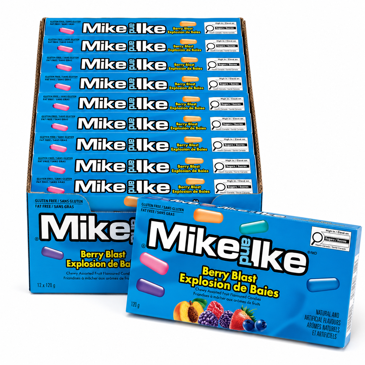 MIKE AND IKE - EXPLOSION DES BAIES - 12/120G