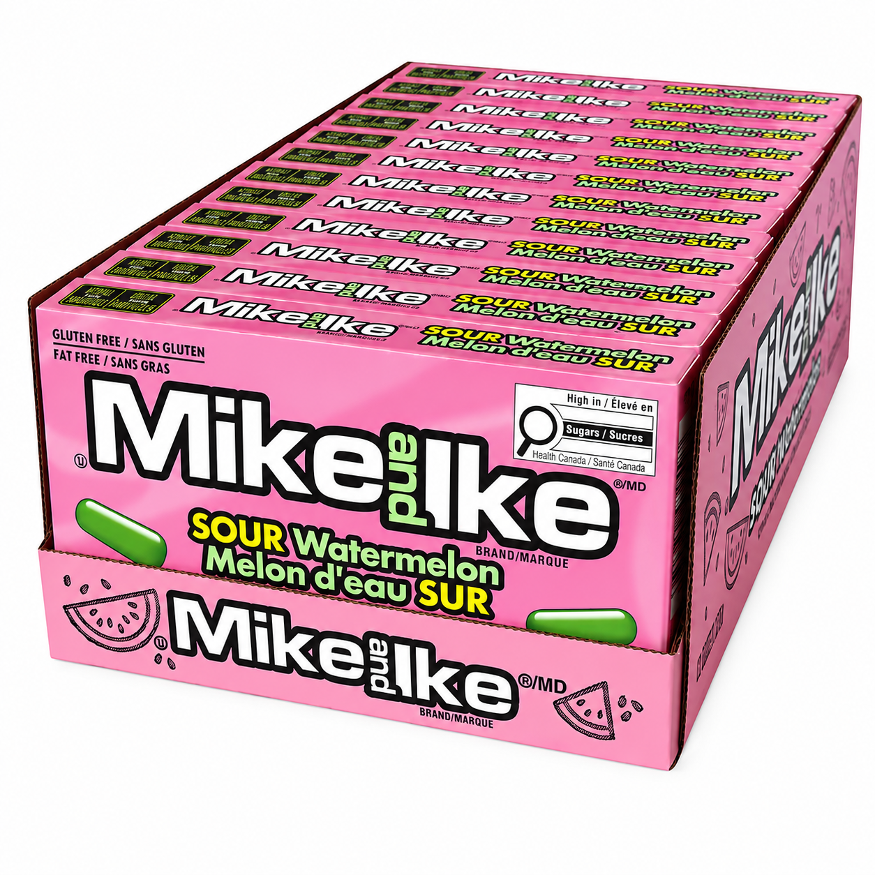 MIKE AND IKE - MELON D'EAU SUR - 12/120G