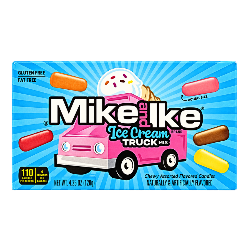 MIKE & IKE - ICE CREAM TRUCK THEATER BOX - 12/120G