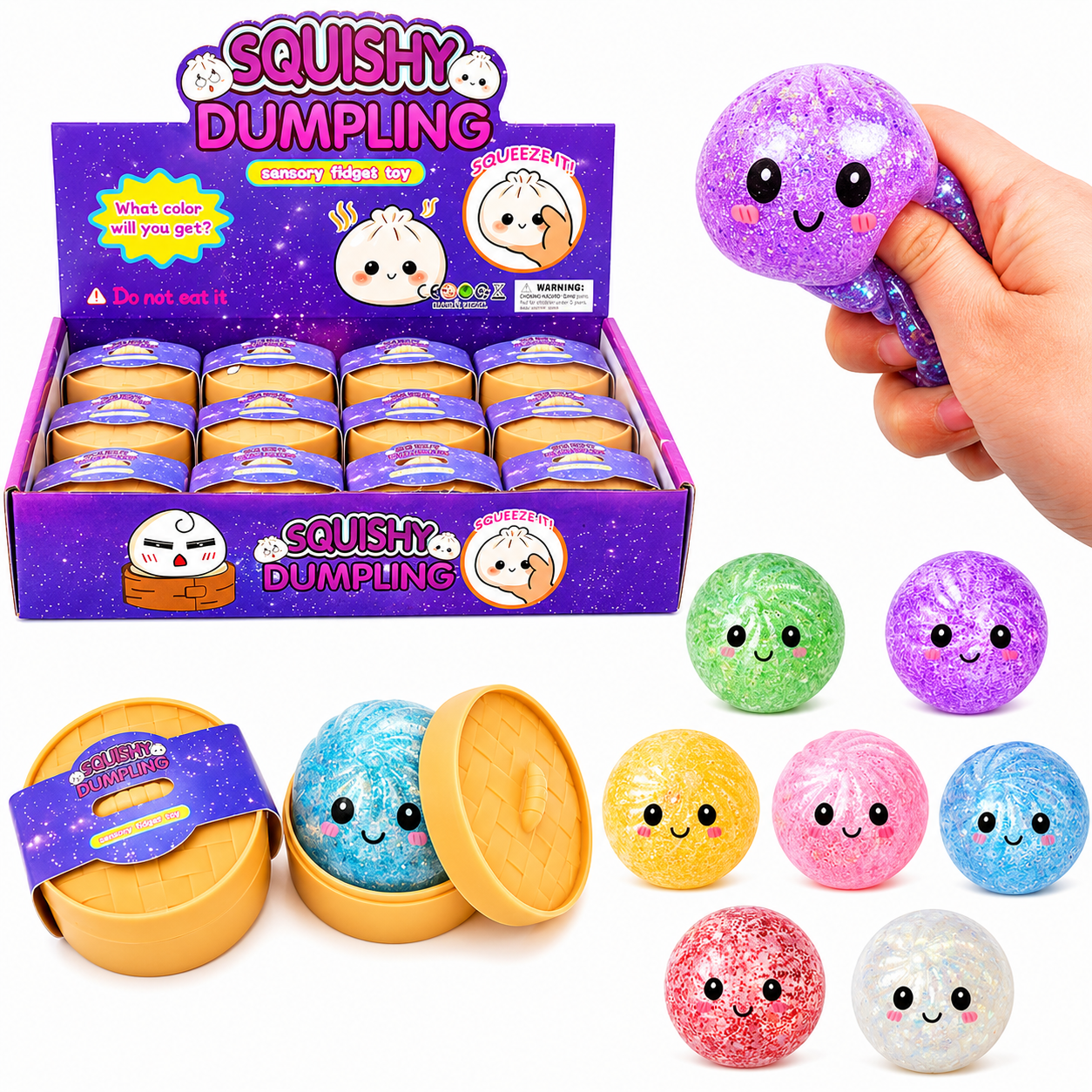 SQUISHY - MINI DUMPLING - 12PCS