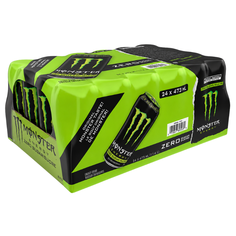 MONSTER ENERGY - ZÉRO SUCRE- 24/473ML