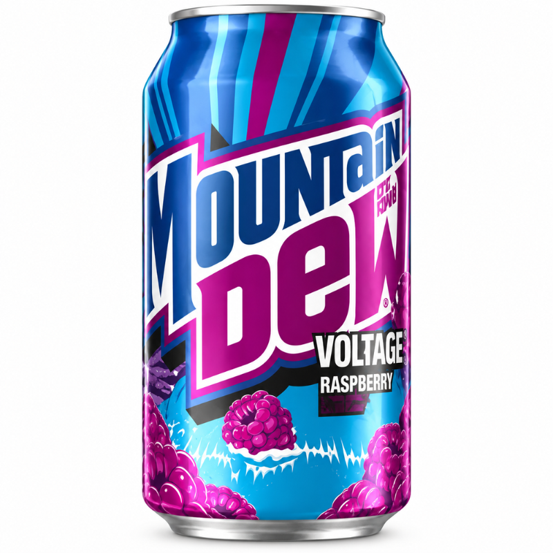 MOUNTAIN DEW - VOLTAGE RASPBERRY - 12/355ML