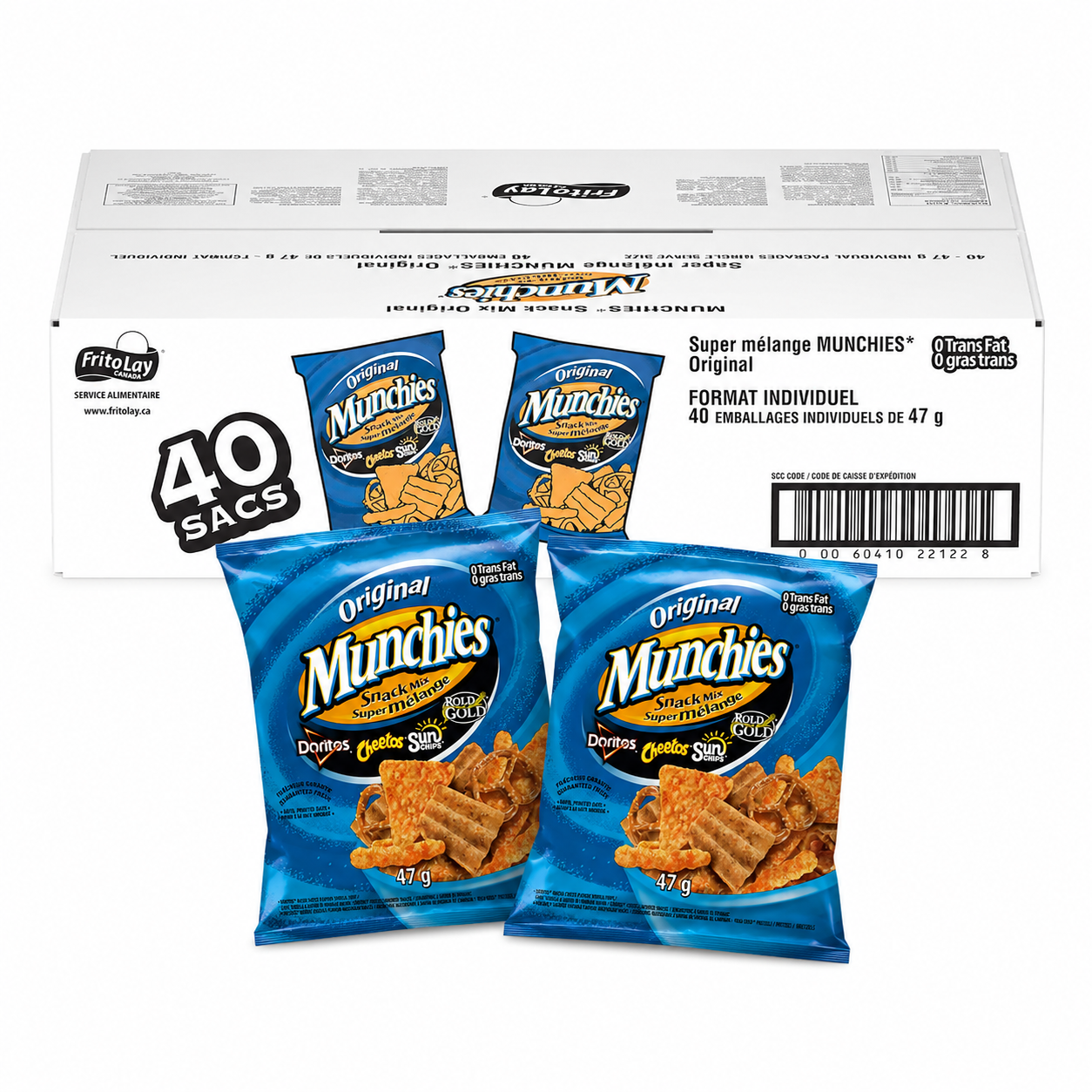 MUNCHIES - SAVEURS MIX - 40/47G