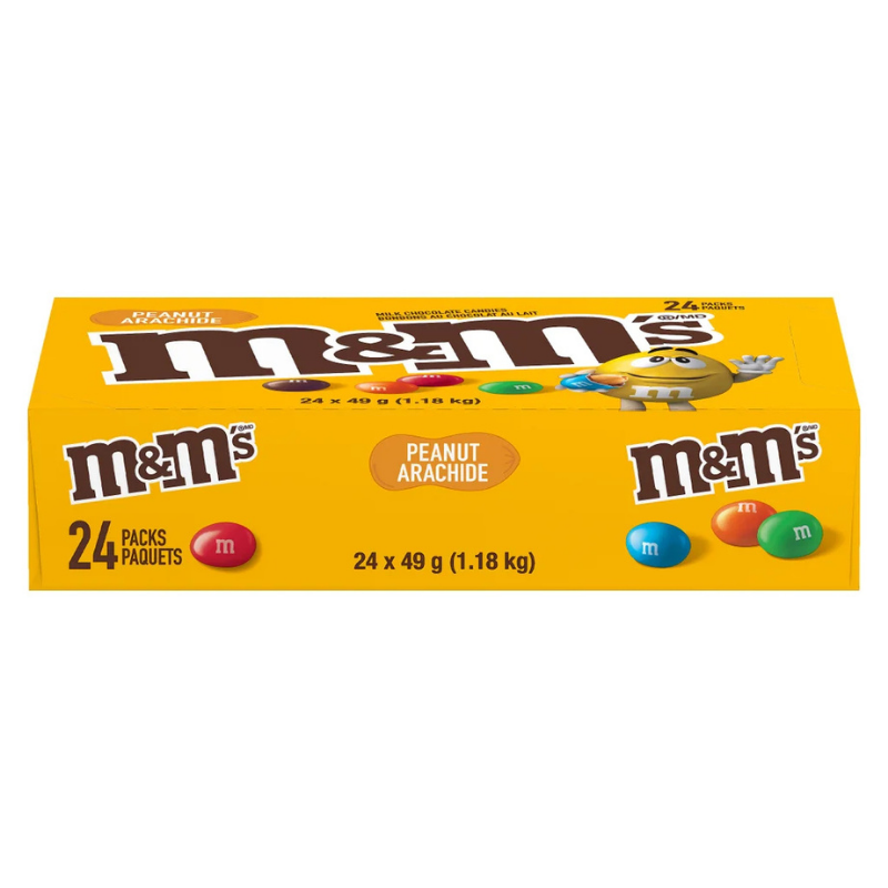 M&M'S - CHOCOLAT AU LAIT & ARACHIDE - 24/49G
